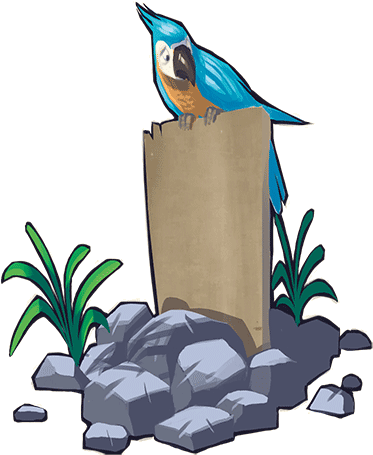 Grave With A Parrot On - Grave With A Parrot On (400x484)