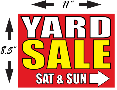 Garage Sale Sign Image - Poster (421x376)