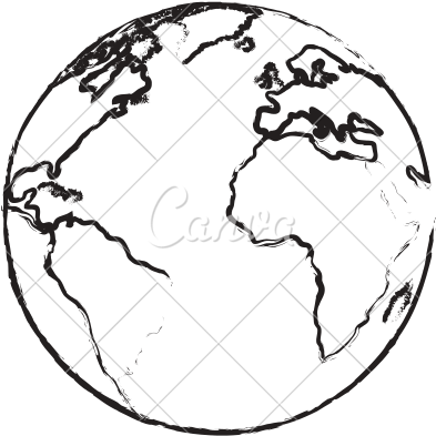 Planets Drawing Ubisafe Earth At Getdrawingscom Free - Planet Earth Sketch (550x550)