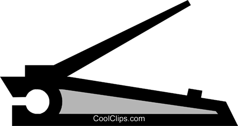 Nail Clippers Royalty Free Vector Clip Art Illustration - Parallel (480x254)