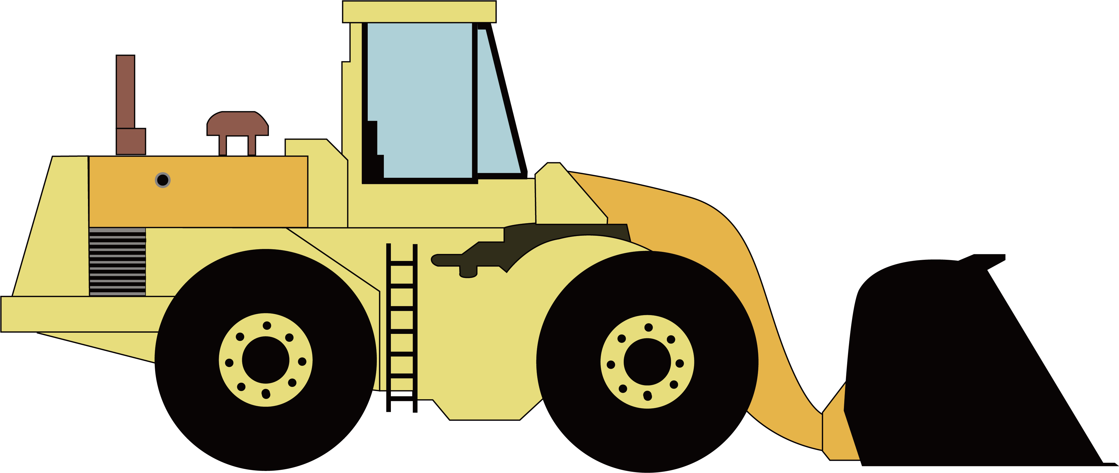 Clipart Royalty Free Download Municipal Use Of Old - Excavator (3815x1704)