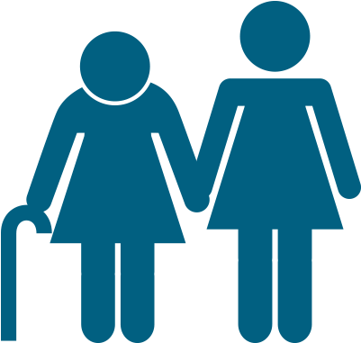 Home A Hired Hand In Care - Companionship Clipart (400x400)