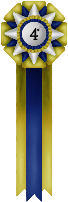 4th Place Ribbon Clip Art - Clock (800x1000)