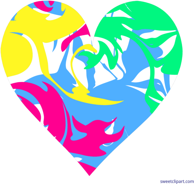 700 X 675 2 - Colorful Heart Image Png (700x675)