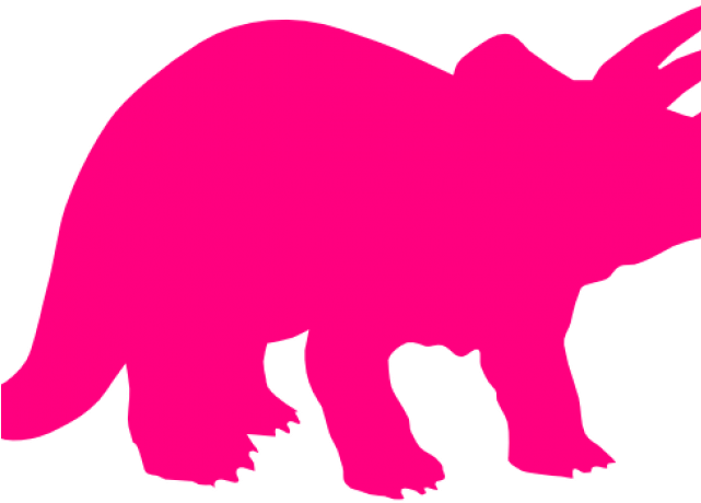 Triceratops Clipart Clip Art - Triceratops Silhouette (640x480)