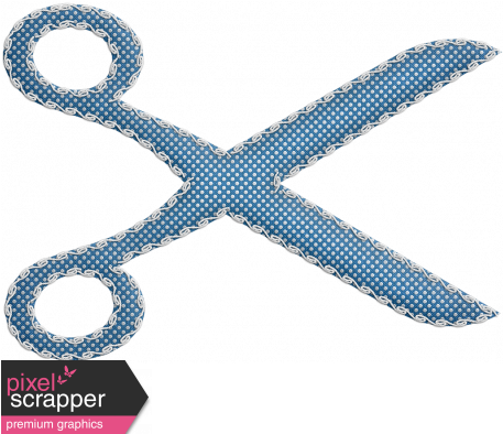 Quilted With Love - Scissors Logo Png (456x456)