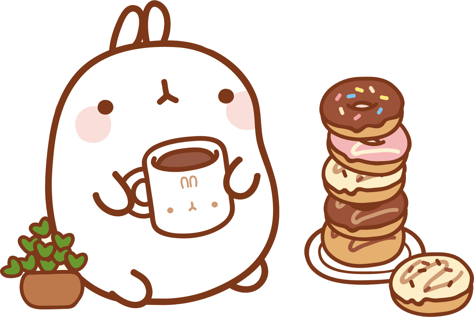 1600 X 1070 3 - Molang Donuts (1600x1070)