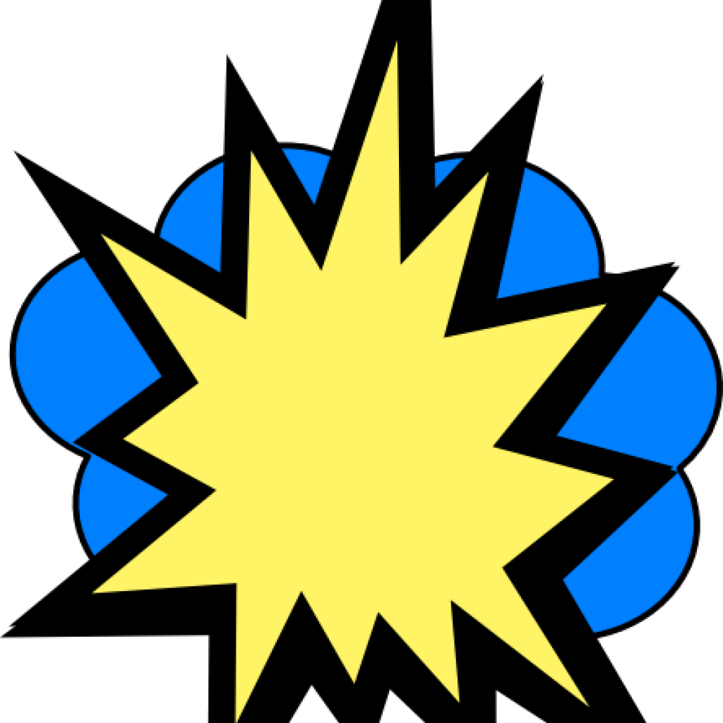 Starburst Clipart Free Collection Of Free Bam Clipart - Pow Png (1024x1024)