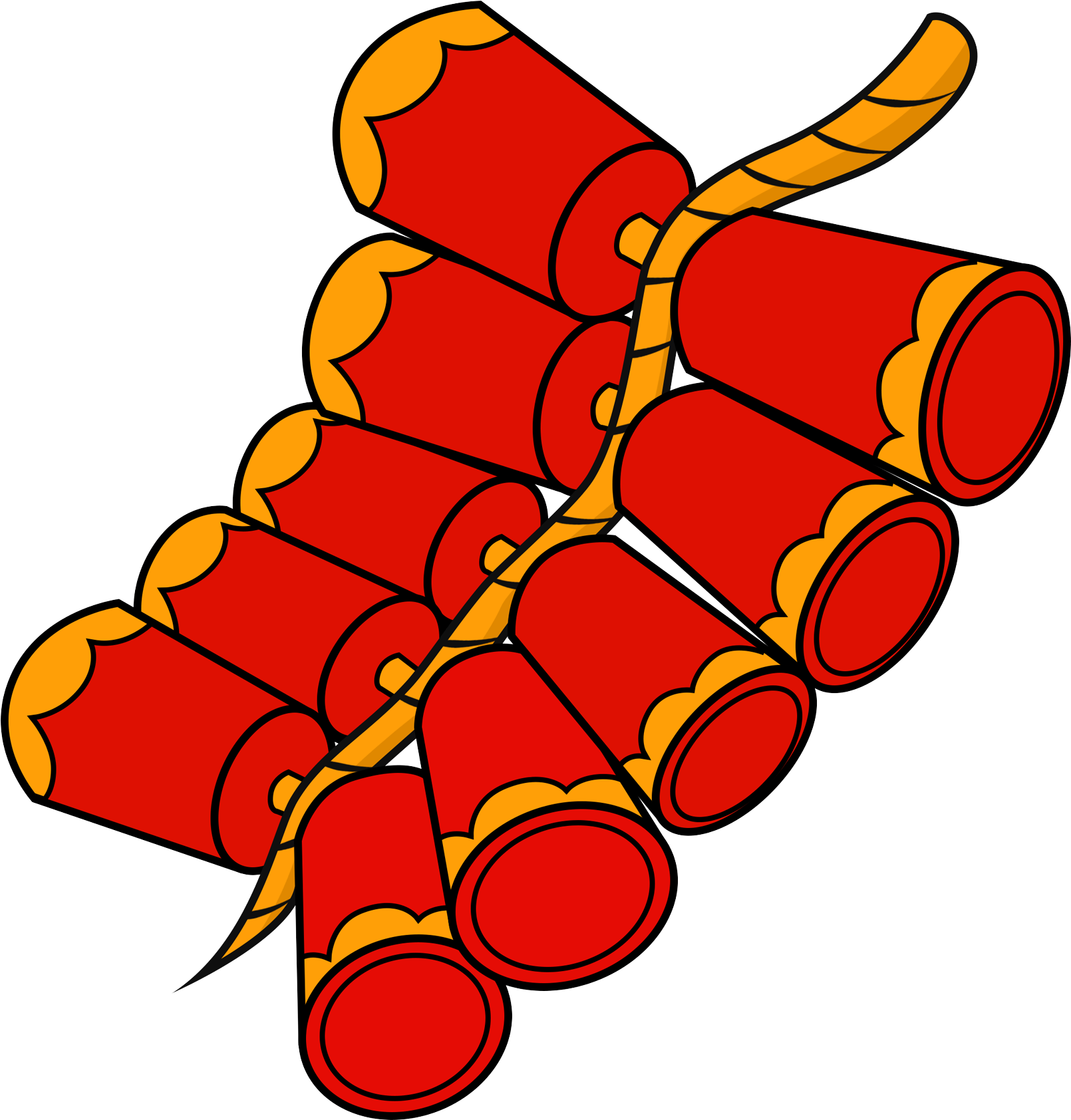 Red Festive Burst Firecracker Design Elements Image - Red Festive Burst Firecracker Design Elements Image (2000x2000)