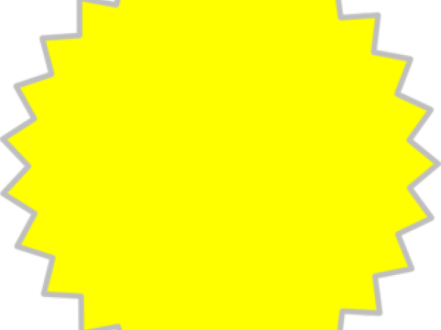 Comic Clipart Yellow Burst - Buchkantine (640x480)