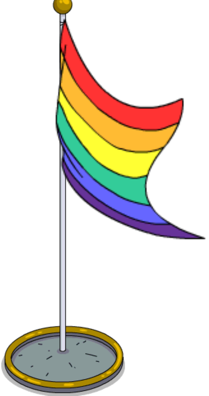 423 X 800 3 - Rainbow Flag (423x800)
