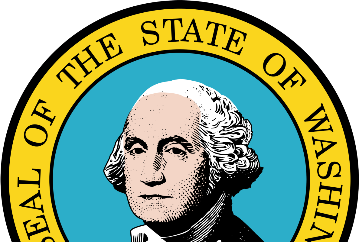 Happy Presidents' Day What To Look For This Week In - Black Washington State Flag (1200x800)