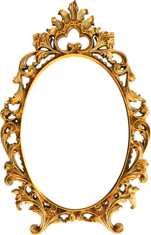 Фото, Автор Arana На Яндекс - Oval Vintage Gold Frame Png (515x800)