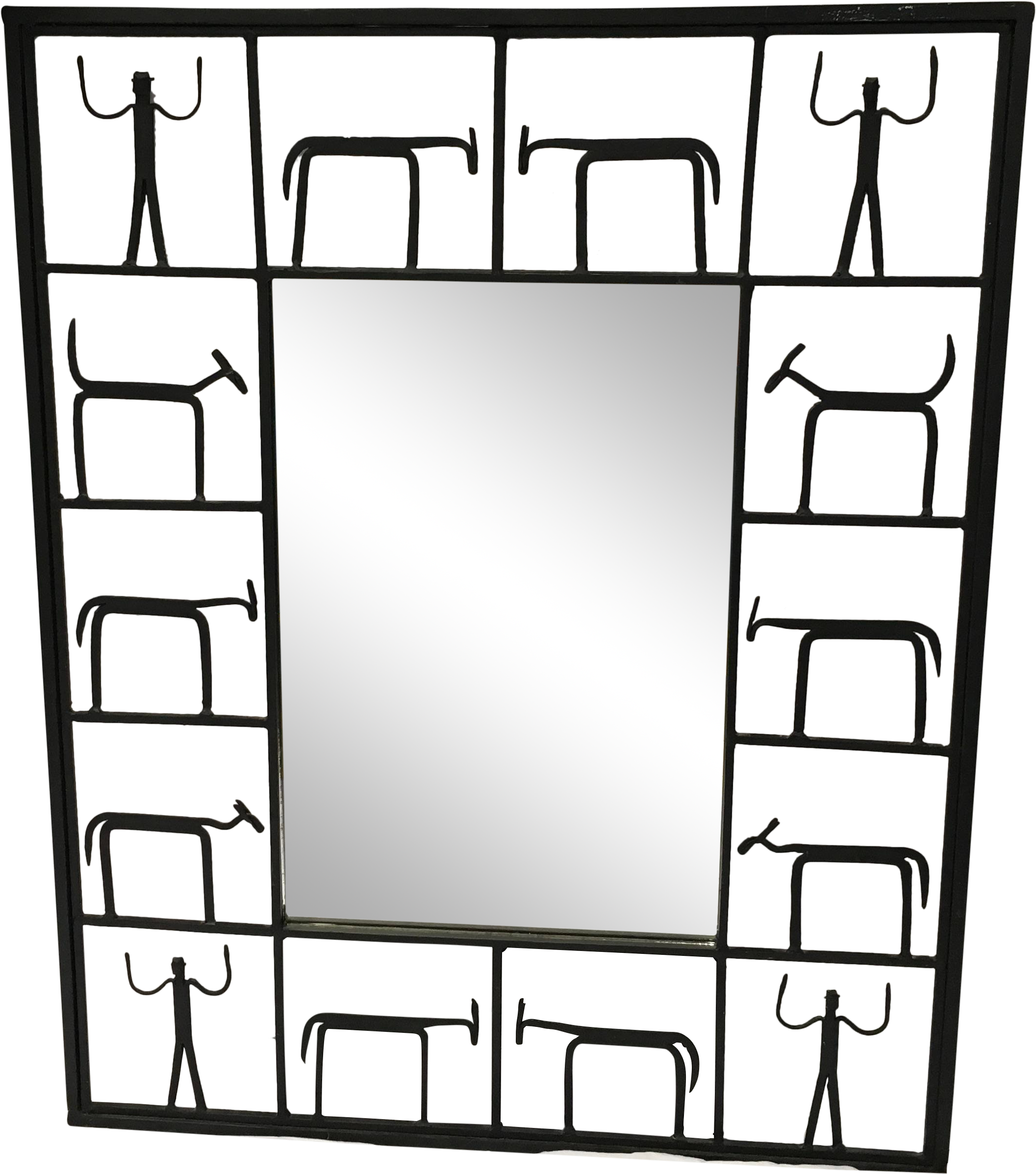 Squares Clipart Square Mirror - Modern Wrought Iron List (2347x2660)