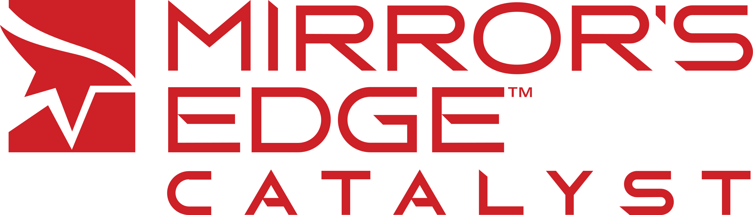 Mirror's Edge Png Transparent Images - Mirror's Edge 2 Logo (2400x686)