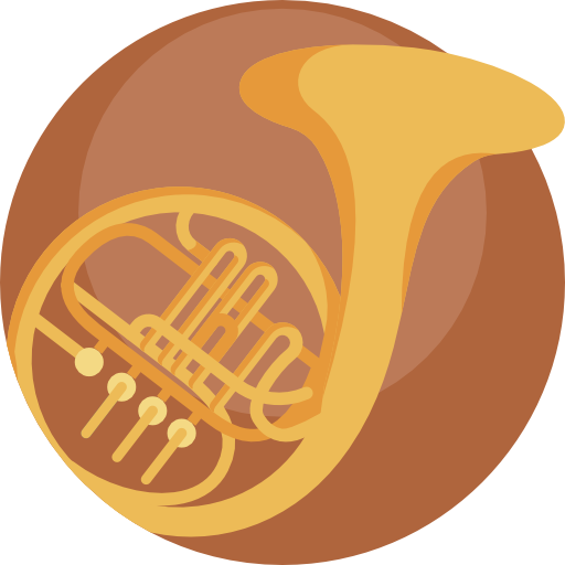 French Horn Free Icon - Illustration (512x512)