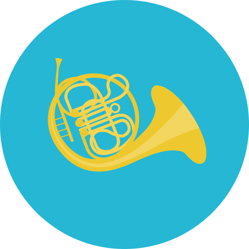 French Horn Png File - French Horn Icon Png (512x512)