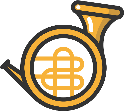 French Horn Png File - French Horn Icon Png (512x512)