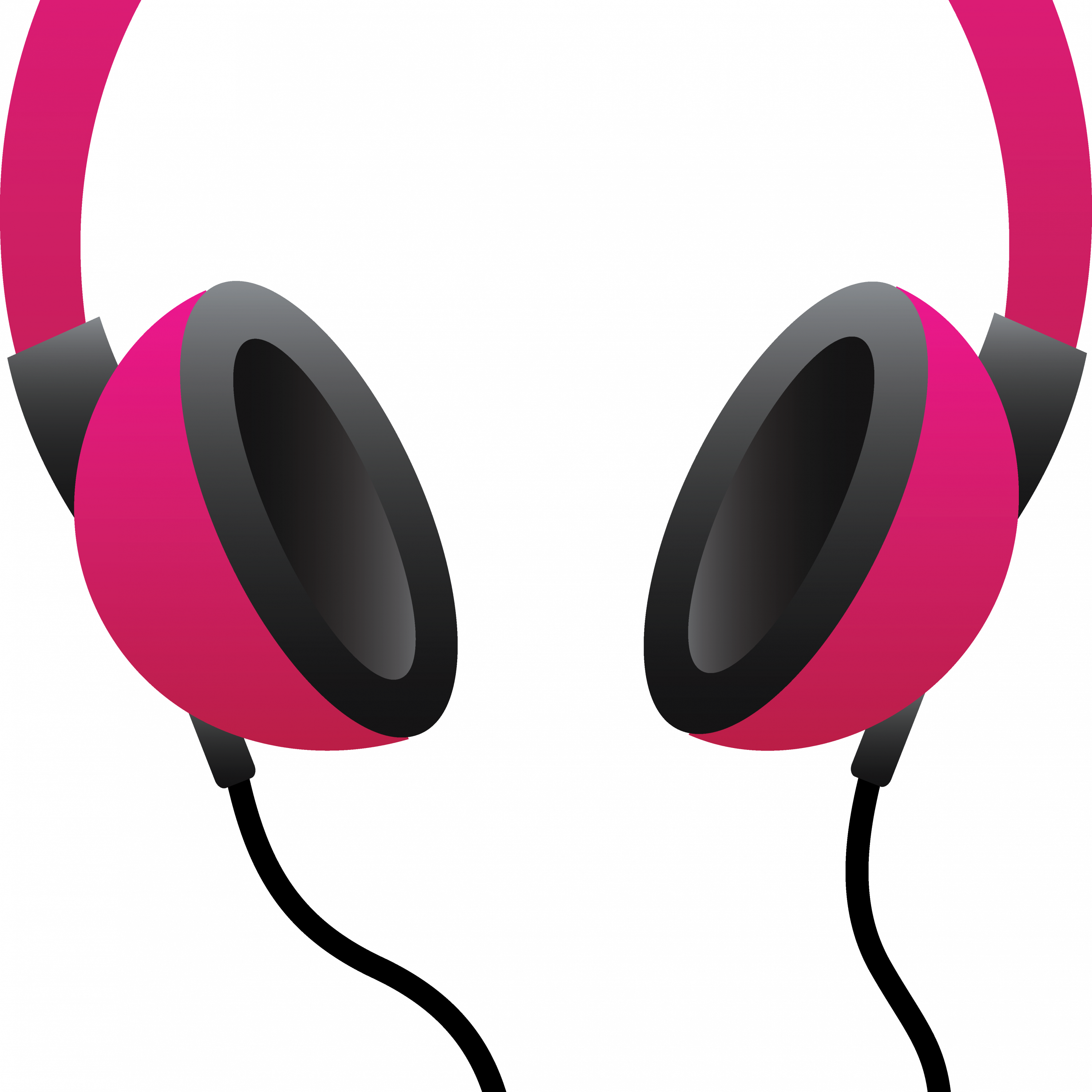 Headphones Clipart Clipart Hd - Clipart Pink Headphones Png (3000x3000) .