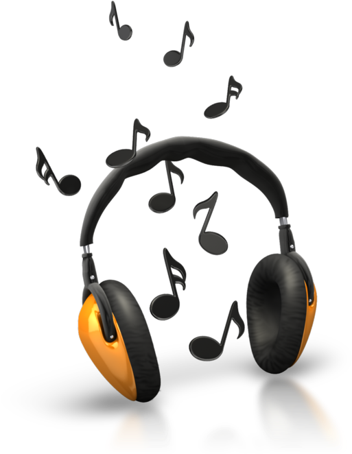 Jennifer Rooke - Headphones With Music Notes (600x686)