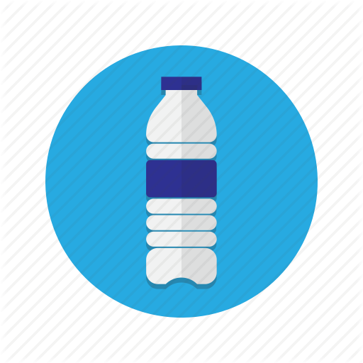 Water Clipart Water Bottles - Graphic Design (512x512)