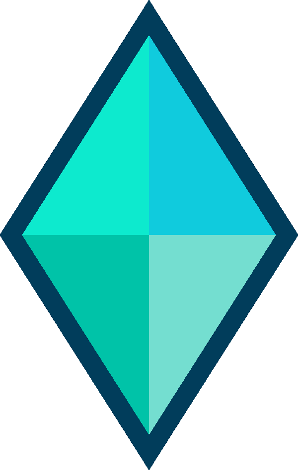 Gem Clipart Aqua - Steven Universe Ice Gem (600x948)