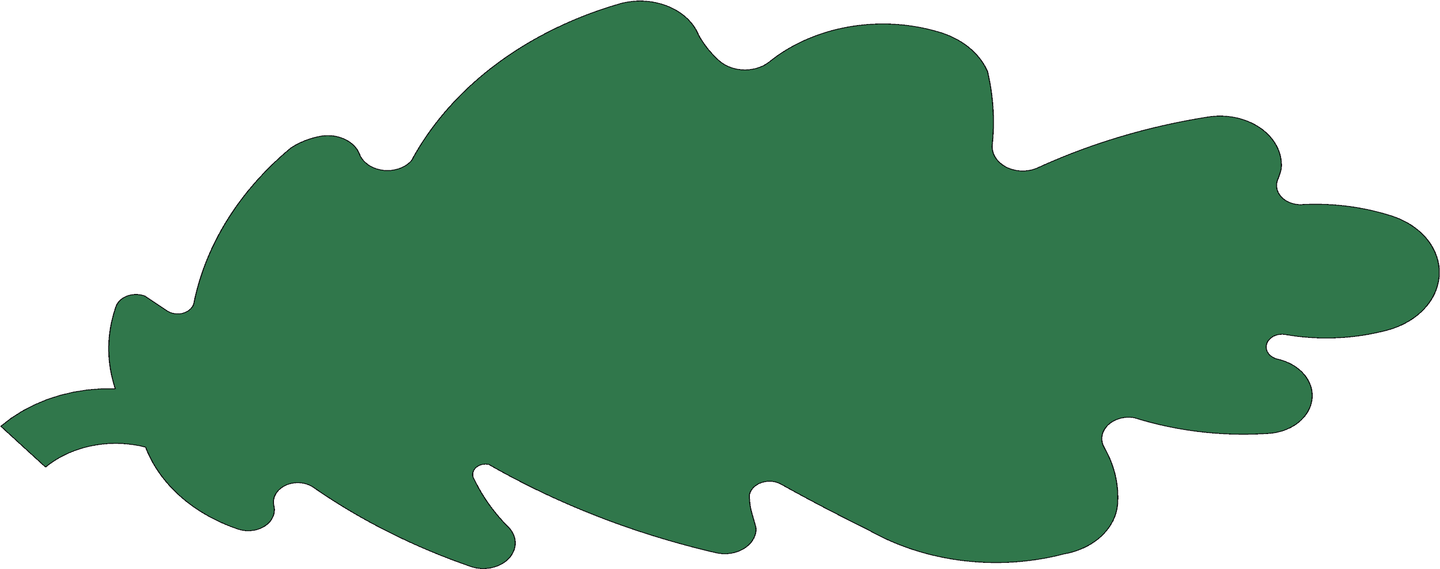 Oak Leaf - Oak Leaf (3000x1373)