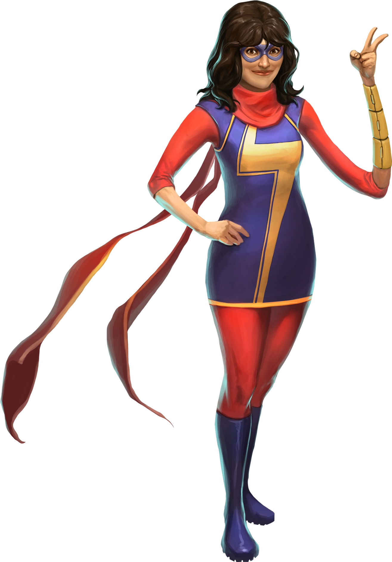 #kamala #khan #clip #art - Ms Marvel Kamala Khan Png (2048x2048)