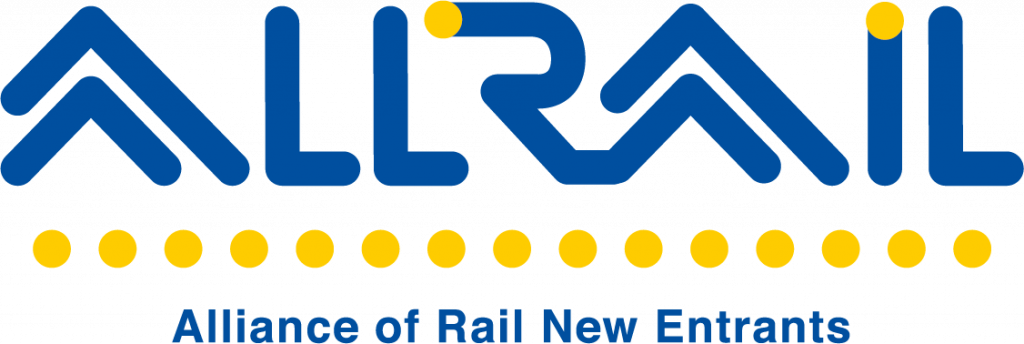 Alliance Of Rail New Entrants , Europe's New Rail Association, - Allrail Logo (1024x344)