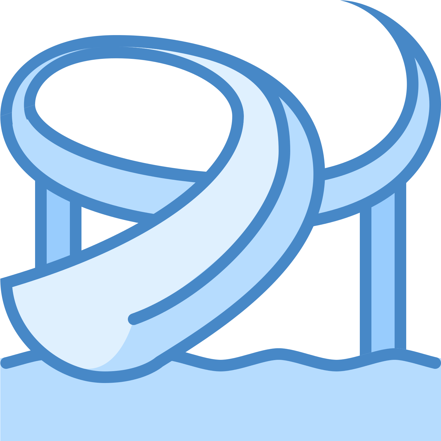 Wave Clipart Waterpark - Icon (1600x1600)