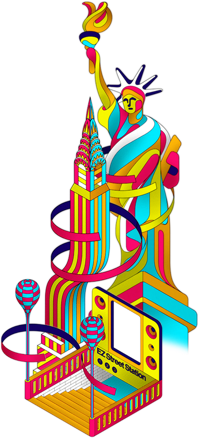 New York's Premiere Electronic Music Festival Clipart - Illustration (391x862)