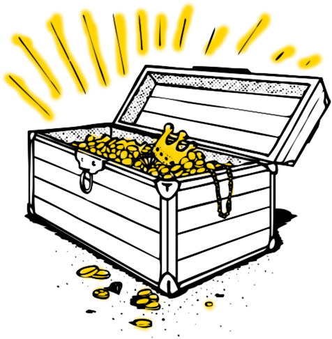 The Object Schatz Schatzsuche Kindergeburtstag Schnitzeljagd - Treasure Chest Clip Art (510x518)