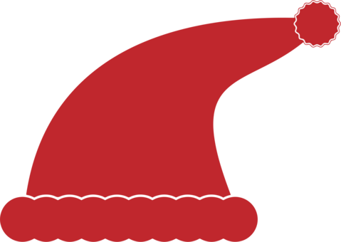 Banner Transparent Fedora Clipart Red - Cappello Babbo Natale Sfondo Trasparente (479x340)