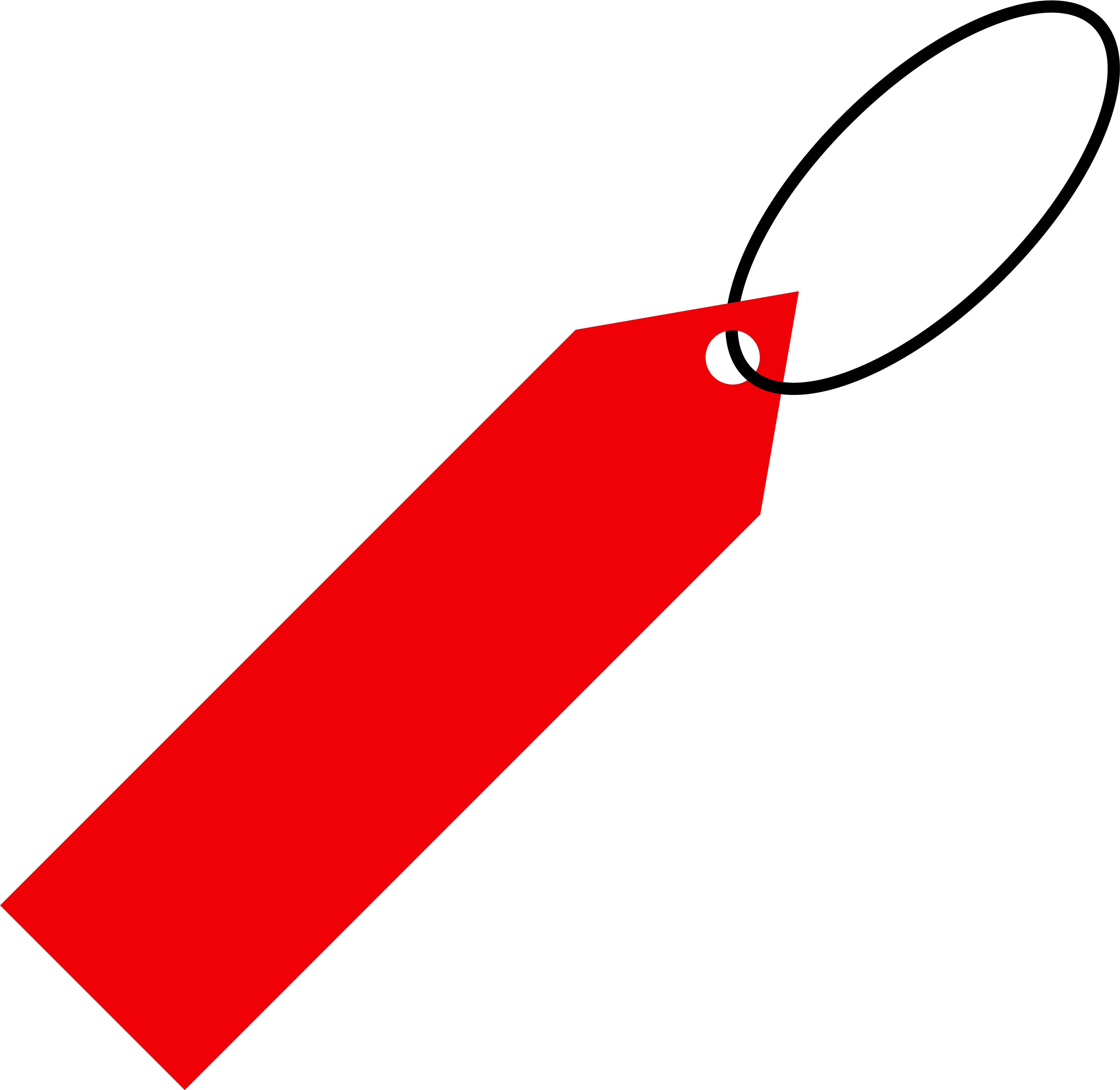 Red Blank Sales Price Tag, Label - Red Blank Sales Price Tag, Label (5000x4824)