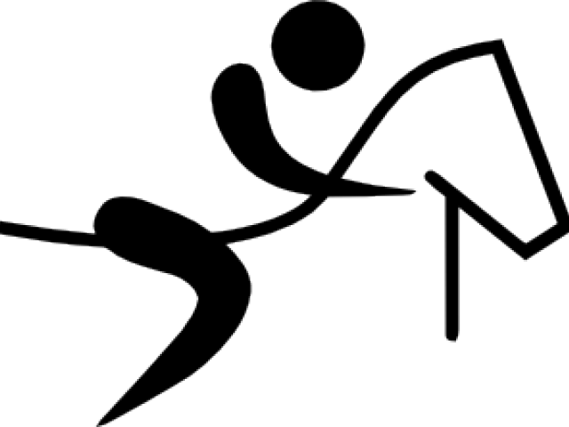 Horse Racing Clipart Horse Symbol - Equestrian Olympic Logo (640x480)