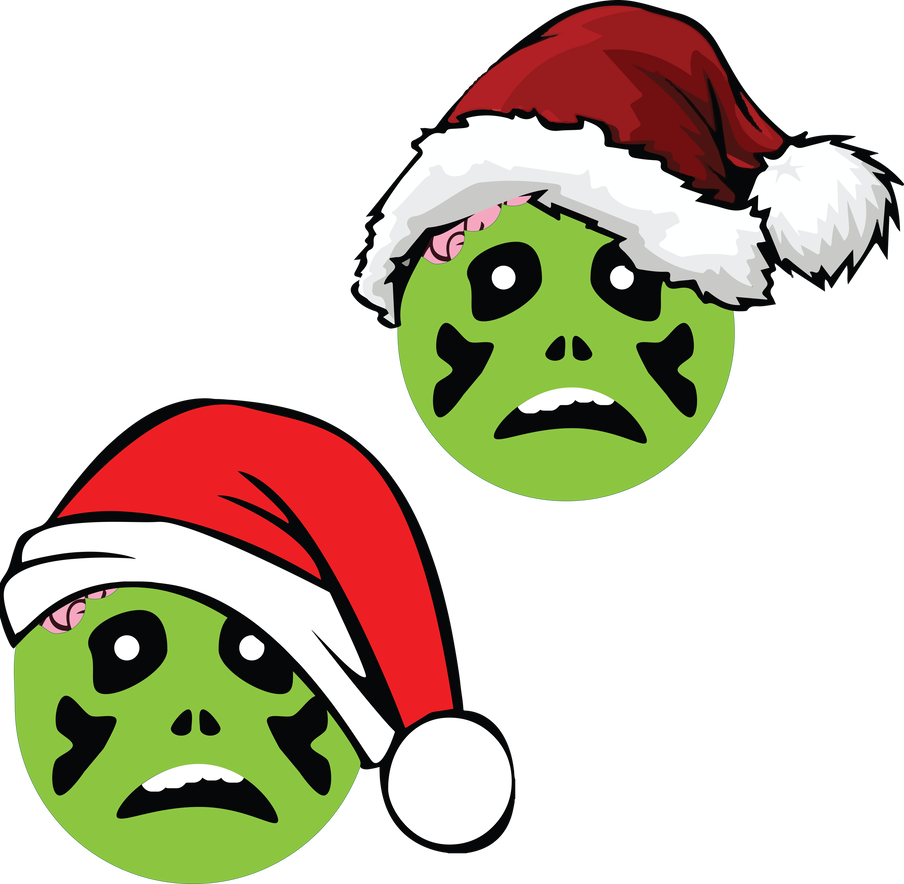 Christmas Logos By Eikcin - Santa Hat Cartoon Png (904x884)