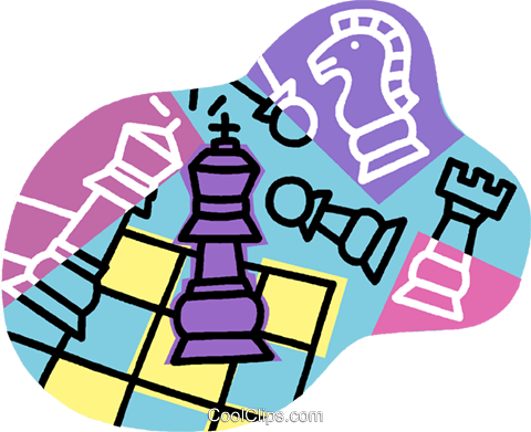 Game Of Chess, Chess Pieces Royalty Free Vector Clip - Game Of Chess, Chess Pieces Royalty Free Vector Clip (480x391)