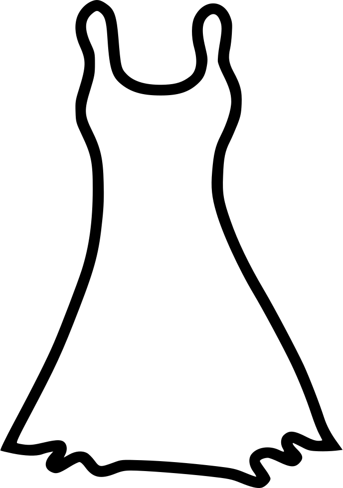 Gown Prom Dress Girl Skirt Angel Svg Png Icon Free - Gown Prom Dress Girl Skirt Angel Svg Png Icon Free (688x980)