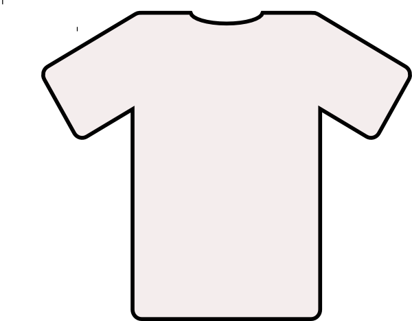 Jersey Clip Art At Clkercom Vector Online Royalty Free - Plane T Shirt White (600x468)