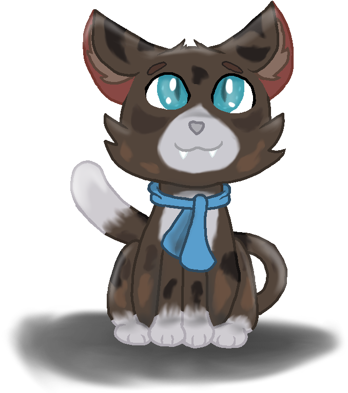 “i Finally Got Around To Drawing My Cattails Oc As - Cartoon (800x800)