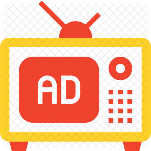 Media Icon Network Communication Icons In Svg - Ads Icon (512x512)