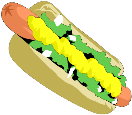 Hamburger/hot Dog/bingo - Dodger Dog (430x377)