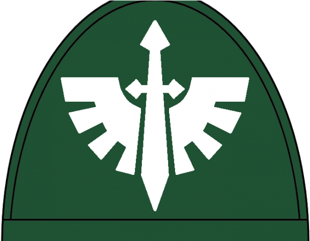 Dark Angel Clipart Legion - Space Marine Shoulder Pad (640x480)