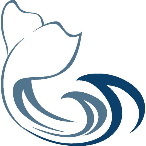 Cropped Oota Whale Tail Square - Illustration (512x512)