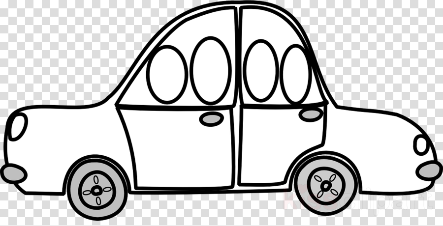 Clip Art Of Car Black And White Clipart Car Clip Art - Car Cartoon Black And White Png (900x460)