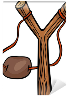 Slingshot Clip Art Cartoon Illustration Wall Mural - Cartoon Slingshot (400x400)