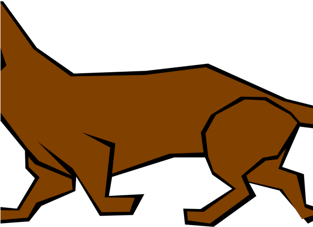Pet Clipart Dog Walker - Drawing With Straight Lines (640x480)