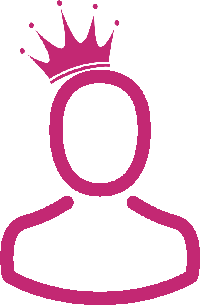 Pink Boxing Gloves Clipart - Circle (682x1037)