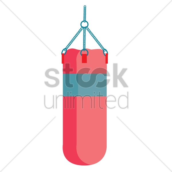 Punching Bag Vector Image Stockunlimited Graphic - Punching Bag Vector Transparent (600x600)