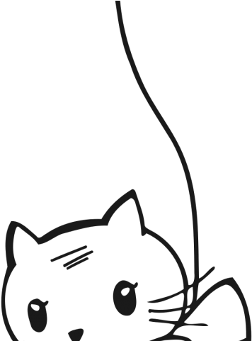 Drawn Cheshire Cat Tail - Drawing For Coloring Cat (640x480)